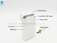 Dostosowane kartonowe papierośnice Papierowe kartonowe kwadraty / okrągły narożnik