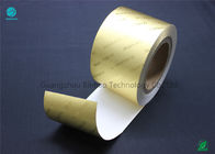 Tłoczony papier toaletowy w kolorze złotym z wytłoczonym papierem aluminiowym do pakowania w papierosy