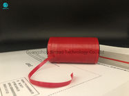 Samoprzylepna czerwona taśma MOPP o grubości 4 mm do pakowania w worki kurierskie i łatwa w otwieraniu