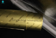 Wytłaczany papier do pakowania w folię aluminiową w kolorze złotego srebra w standardzie 1500m Jedna szpulka