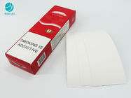 Trwałe kartonowe pudełka kartonowe w kolorze czerwonym do pakowania pudełek na papierosy