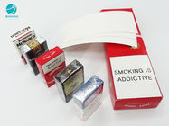 Spersonalizowane tekturowe etui z wytłoczonym logo na pełny zestaw papierosów