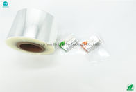 Szerokość 50-60 mm Błyszcząca strona BOPP Folia HNB E-papieros Opakowanie Surowce