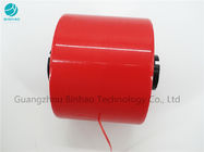 Niestandardowa 2mm czerwona holograficzna taśma bezpieczeństwa do pakowania w worki