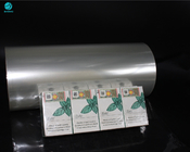 Grubość 25 mikronów Przezroczysta folia opakowaniowa PVC do pakowania nagich pudełek na papierosy