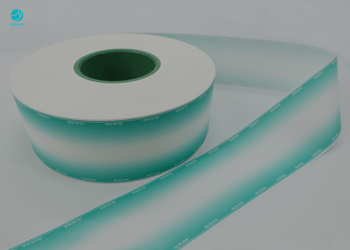 Druk w kolorze zielonym OEM 70 mm Papier prętowy filtrujący dla przemysłu tytoniowego