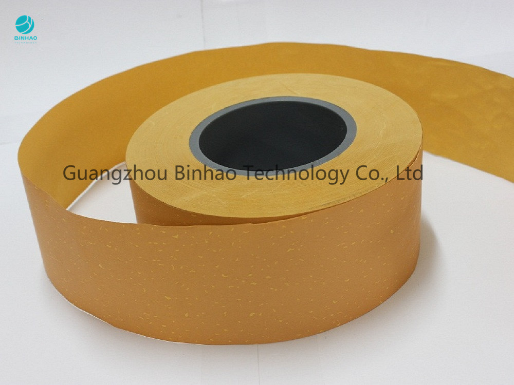 33g Żółta baza Wydrukowany Cork Tipping Paper Wood Pulp Tipping Base Paper