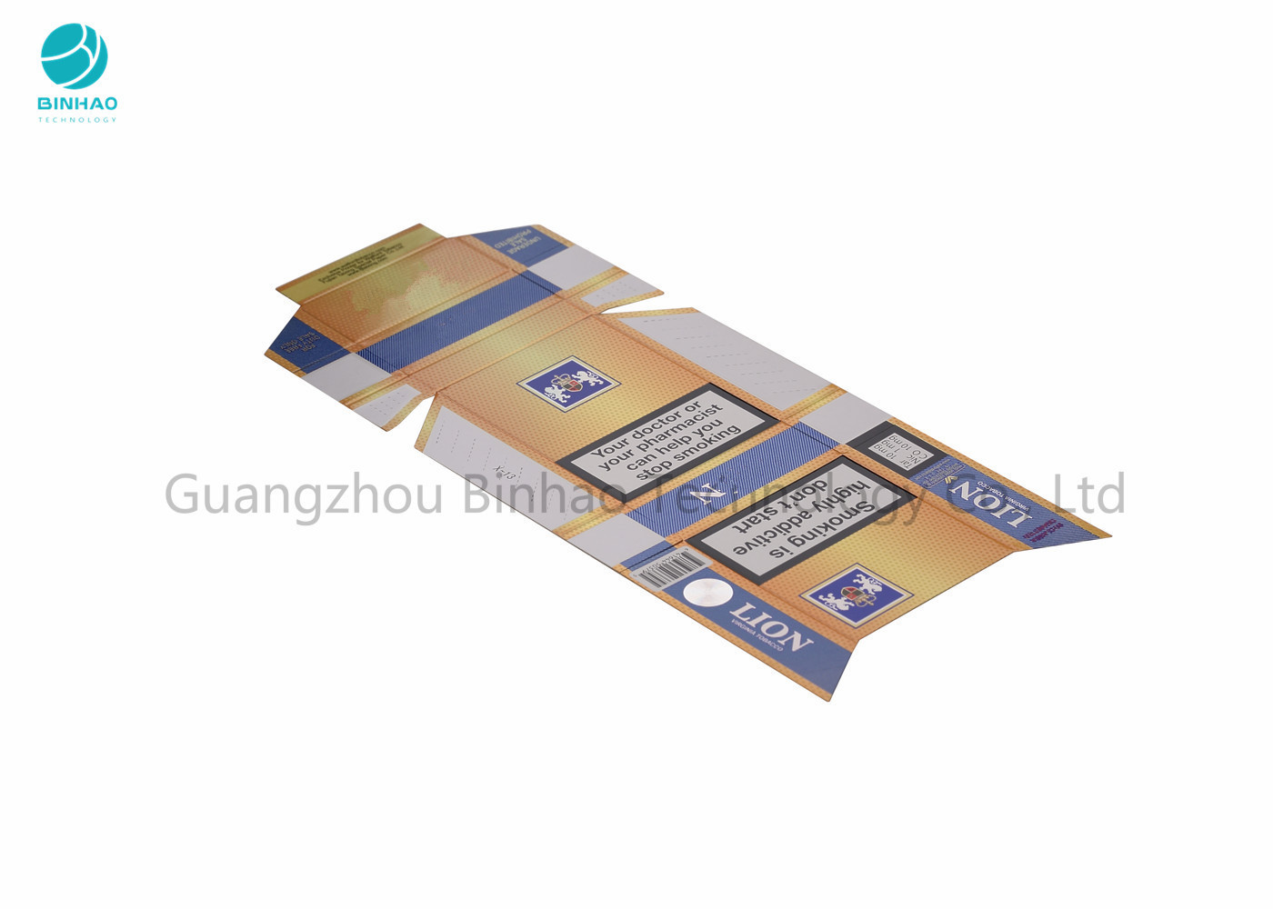 Papierowe kartony Papierośnica / Full Color Printing Cig Packet z wytłaczaniem na gorąco