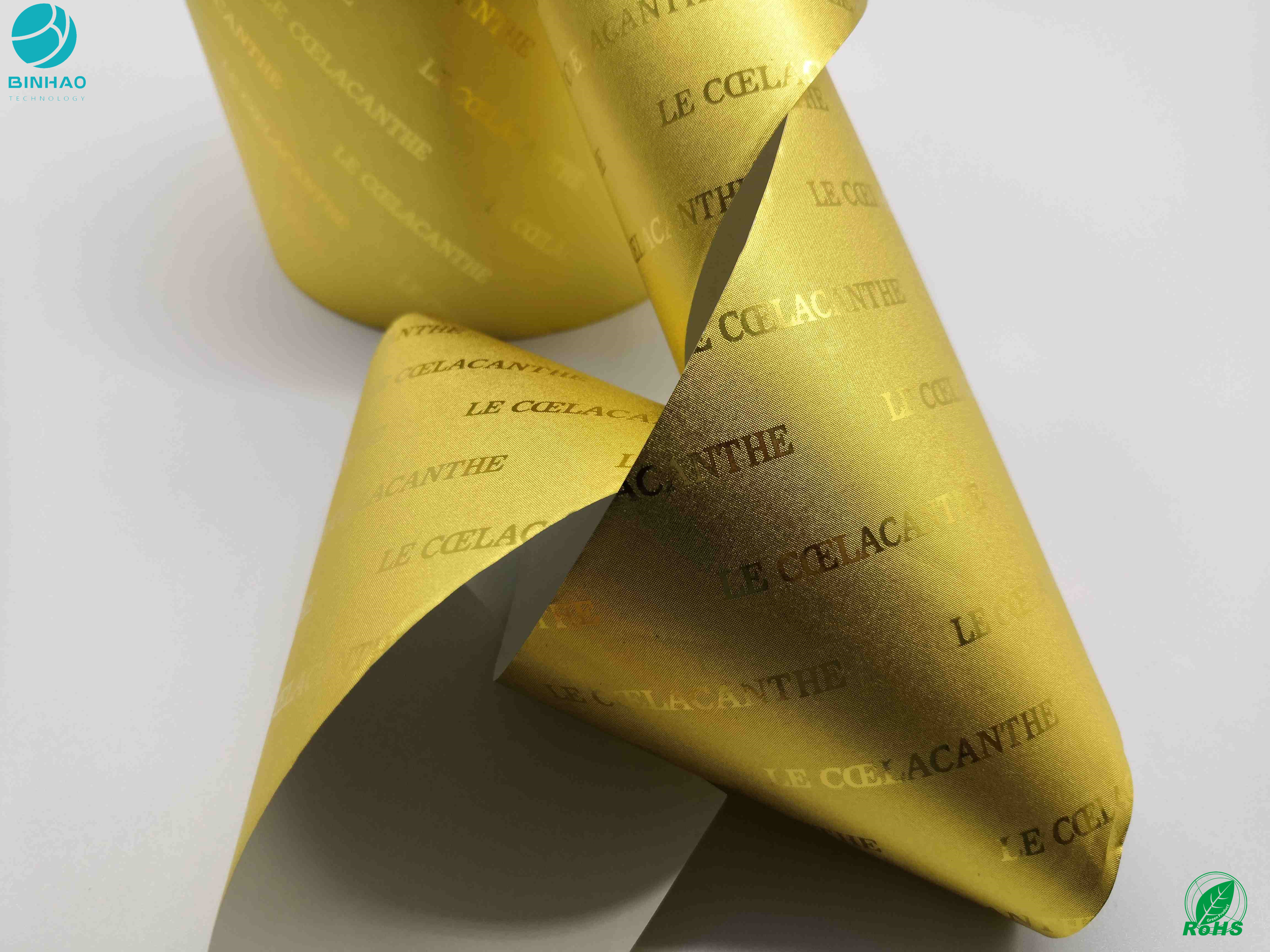 Tytoń 1500M Długi Dobra rozciągliwość Papier z folii aluminiowej Złoty kolor Dostosowany