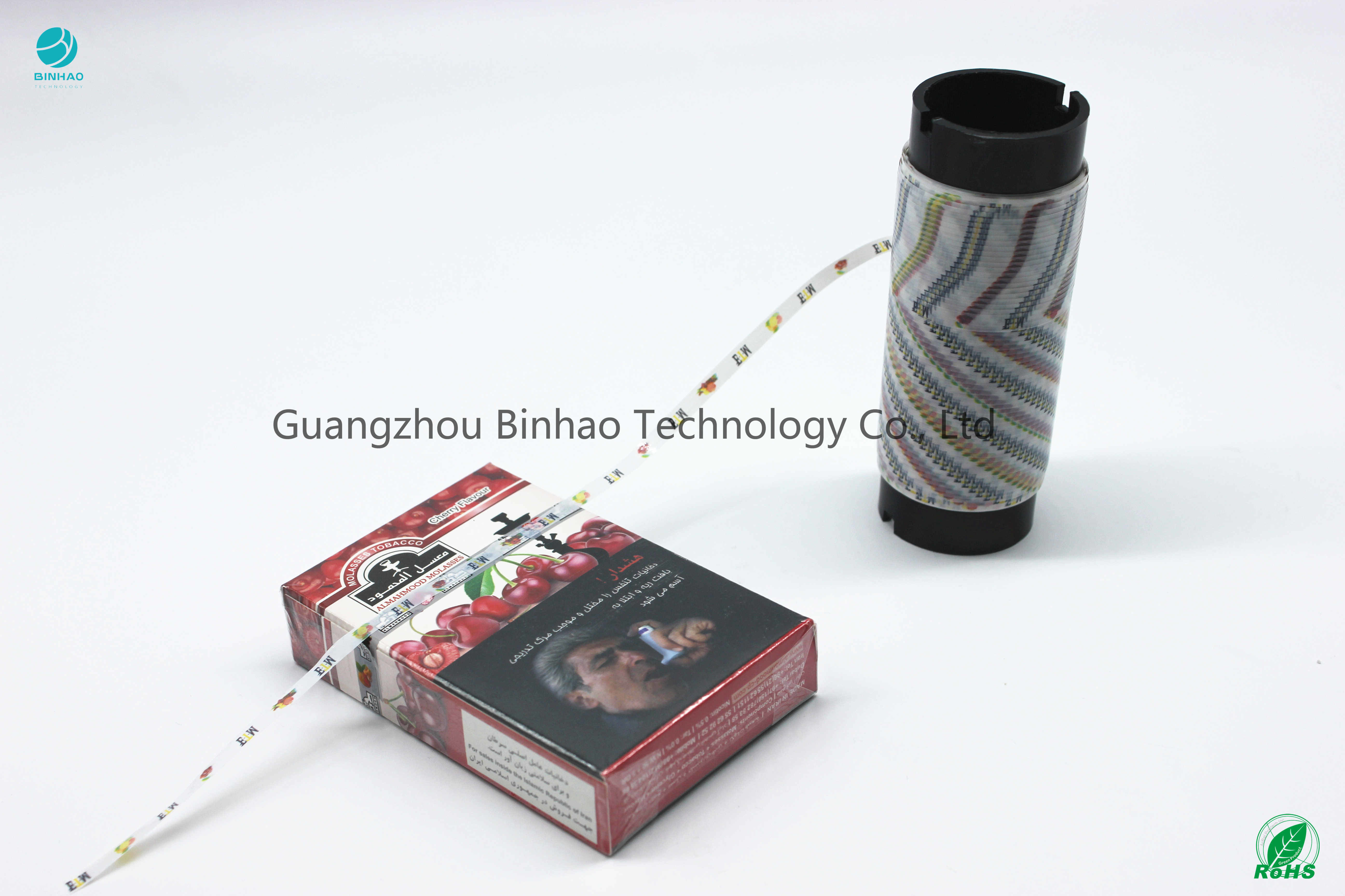 Shisha Cigarette BOPP / MOPP / PET Melasa Tear Strip Tape Fruit and Food Pattern Offset Printing
