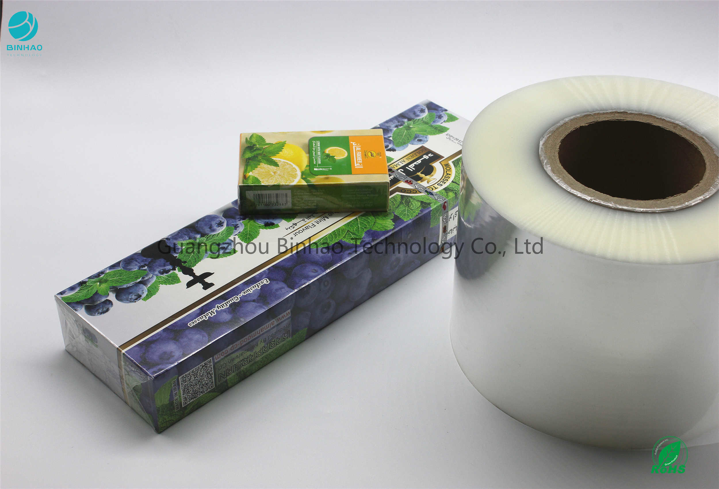 Zgrzewalność termiczna wewnętrznej paczki papierosa i paczki zewnętrznej 120 mm Rolka folii BOPP o szerokości 350 mm