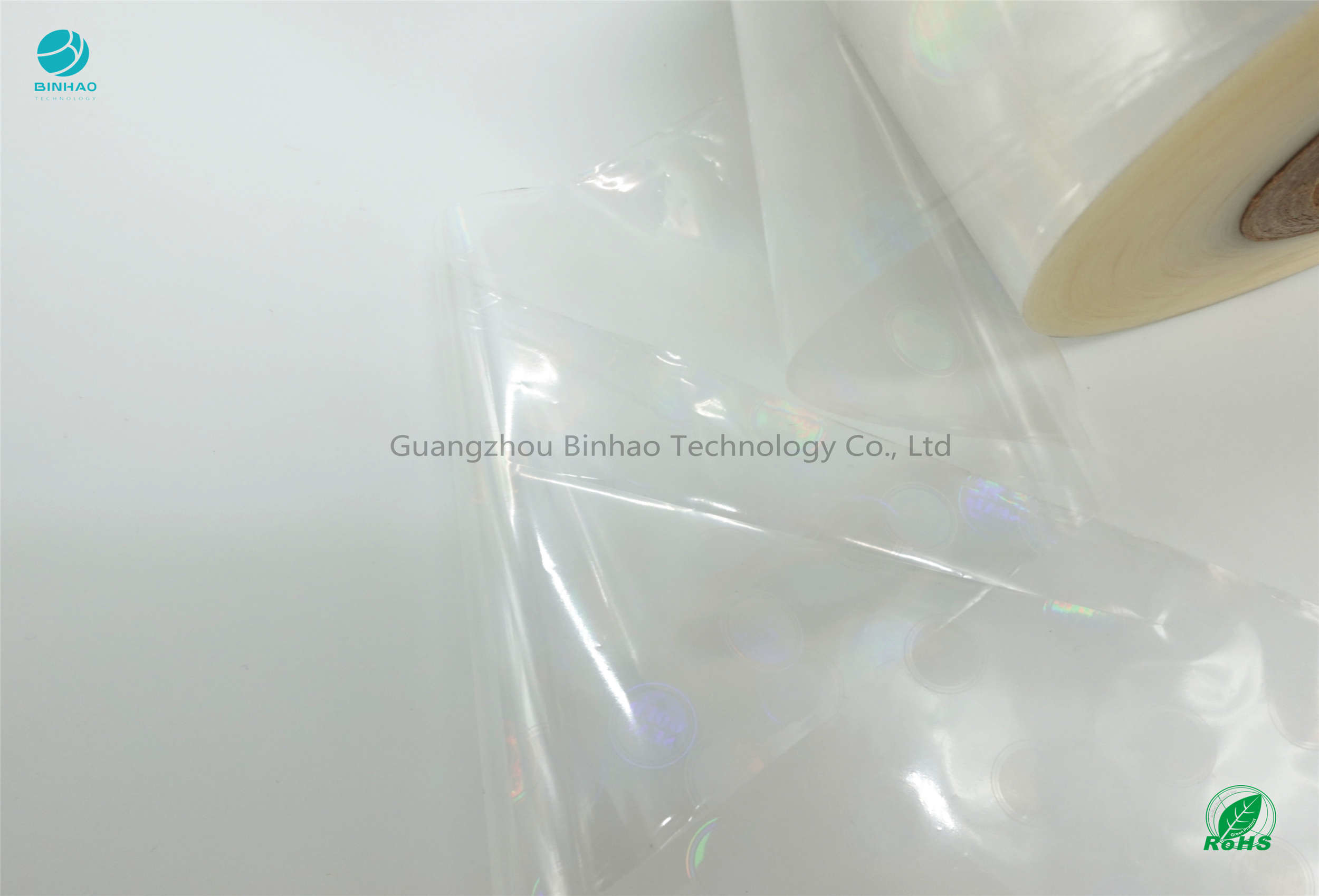 Dwustronne zgrzewane holograficzne folie do pakowania papierosów / dwuosiowo zorientowana folia polietylenowa