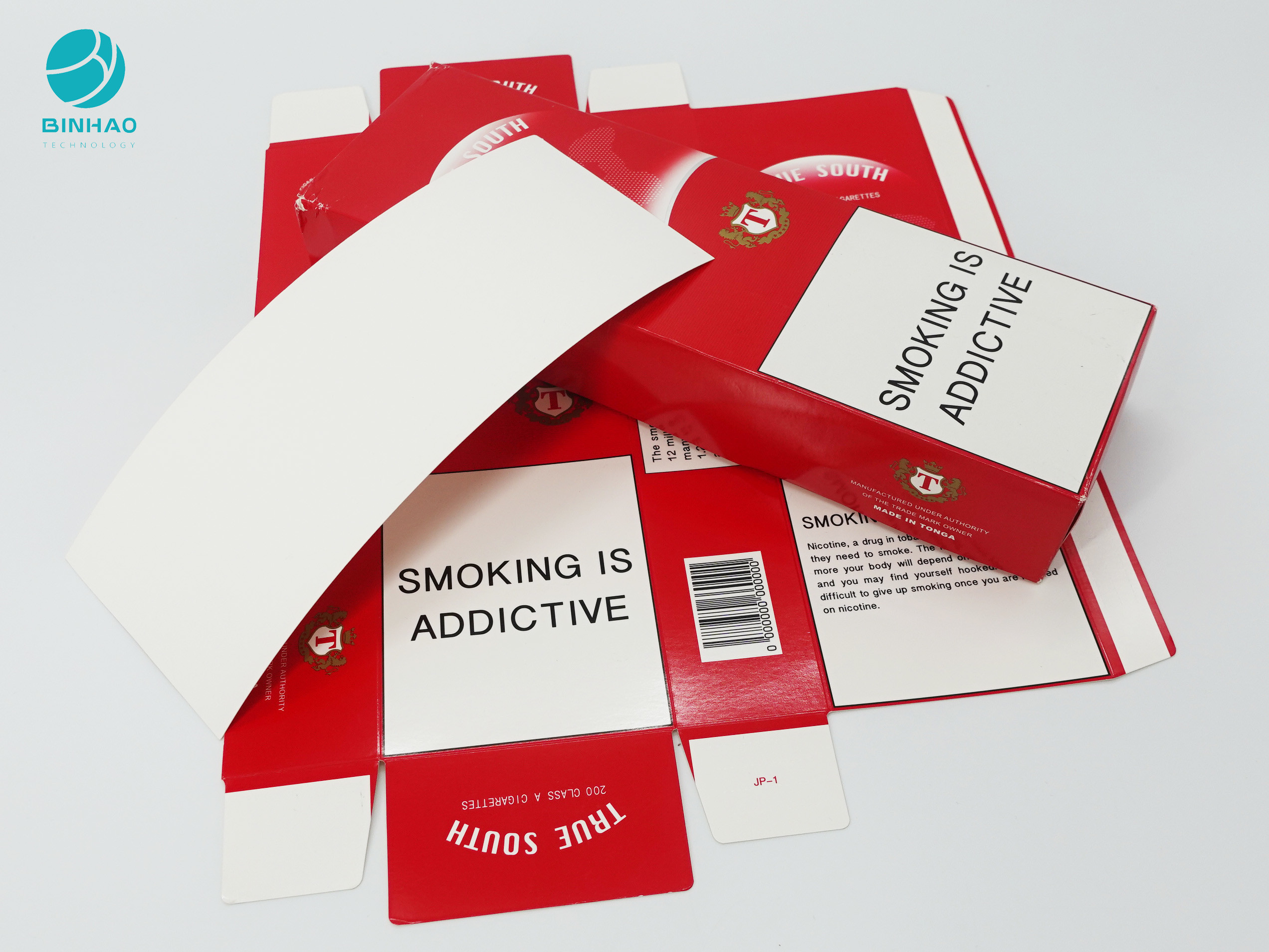 Ekologiczne pudełka kartonowe z nadrukiem z logo do pakowania papierosów tytoniowych