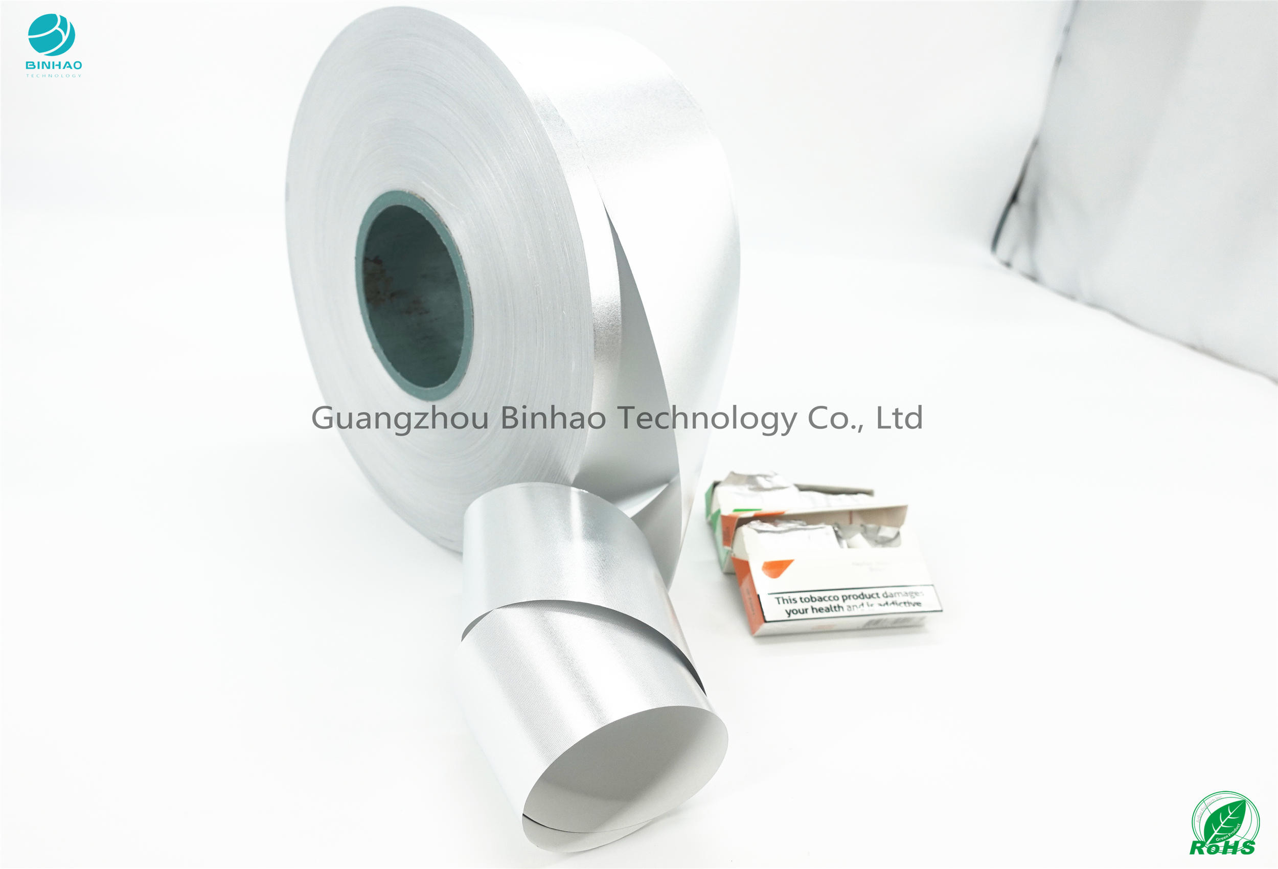 Papier z folii aluminiowej HNB Opakowanie e-papierosów Papier podstawowy produktu 34-40 g / m2 Gramatura