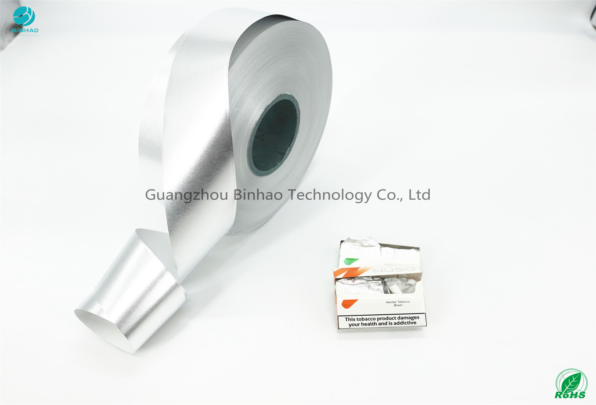 HNB E-papieros Opakowanie Grubość produktu Papier 42GSM Papier z folii aluminiowej