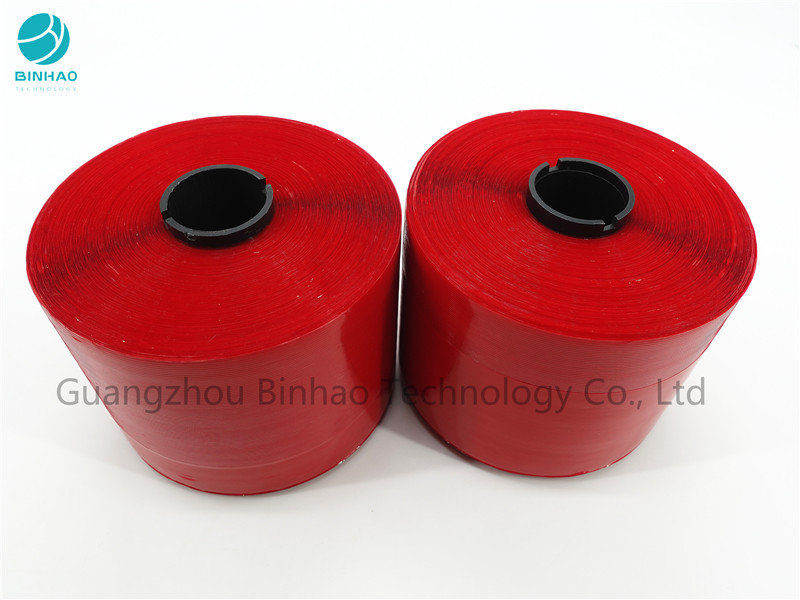 Niestandardowa 2mm czerwona holograficzna taśma bezpieczeństwa do pakowania w worki