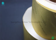 Złożony papier aluminiowy w kolorze złotym / srebrnym z wytłoczeniem marki lub logo 55gsm