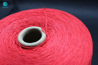 Szpulki z cienkiej czerwonej słodkiej bawełny do pakowania prętów papierosowych w linię środkową