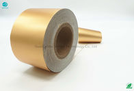 Wytrzymałość na napięcie złota 3 kg / 15 mm Min. 32 g / m2 Papieros z folii aluminiowej
