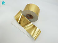 Złoty gładki papier kompozytowy 114 mm z folii aluminiowej do wewnętrznego pakowania papierosów