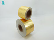 Niestandardowy złoty kompozytowy papier z folii aluminiowej 114 mm do wewnętrznego pakowania papierosów