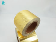 Niestandardowy złoty kompozytowy papier z folii aluminiowej 114 mm do wewnętrznego pakowania papierosów