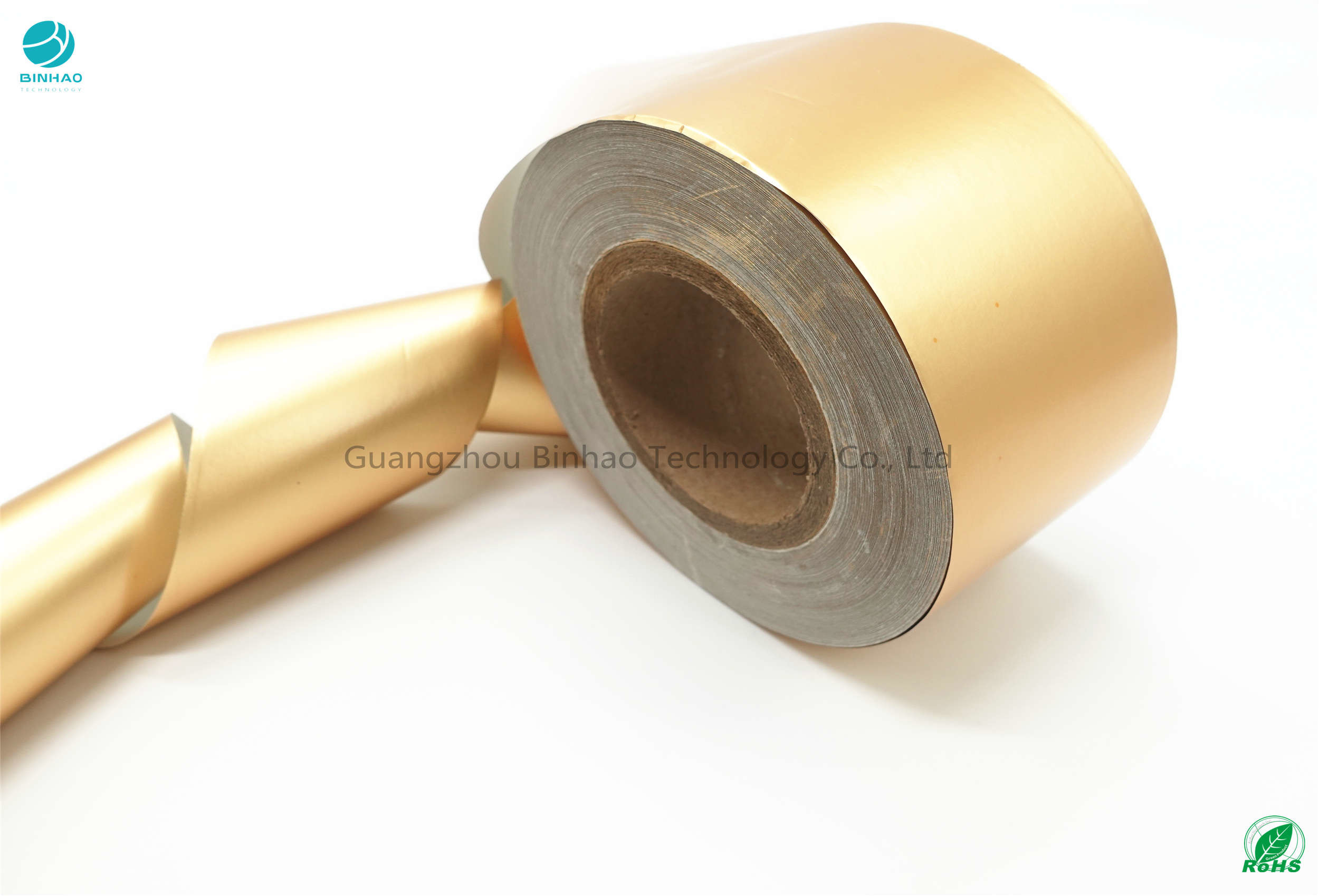 Papier ze stopu aluminium 8011 w kolorze złotym 76 mm
