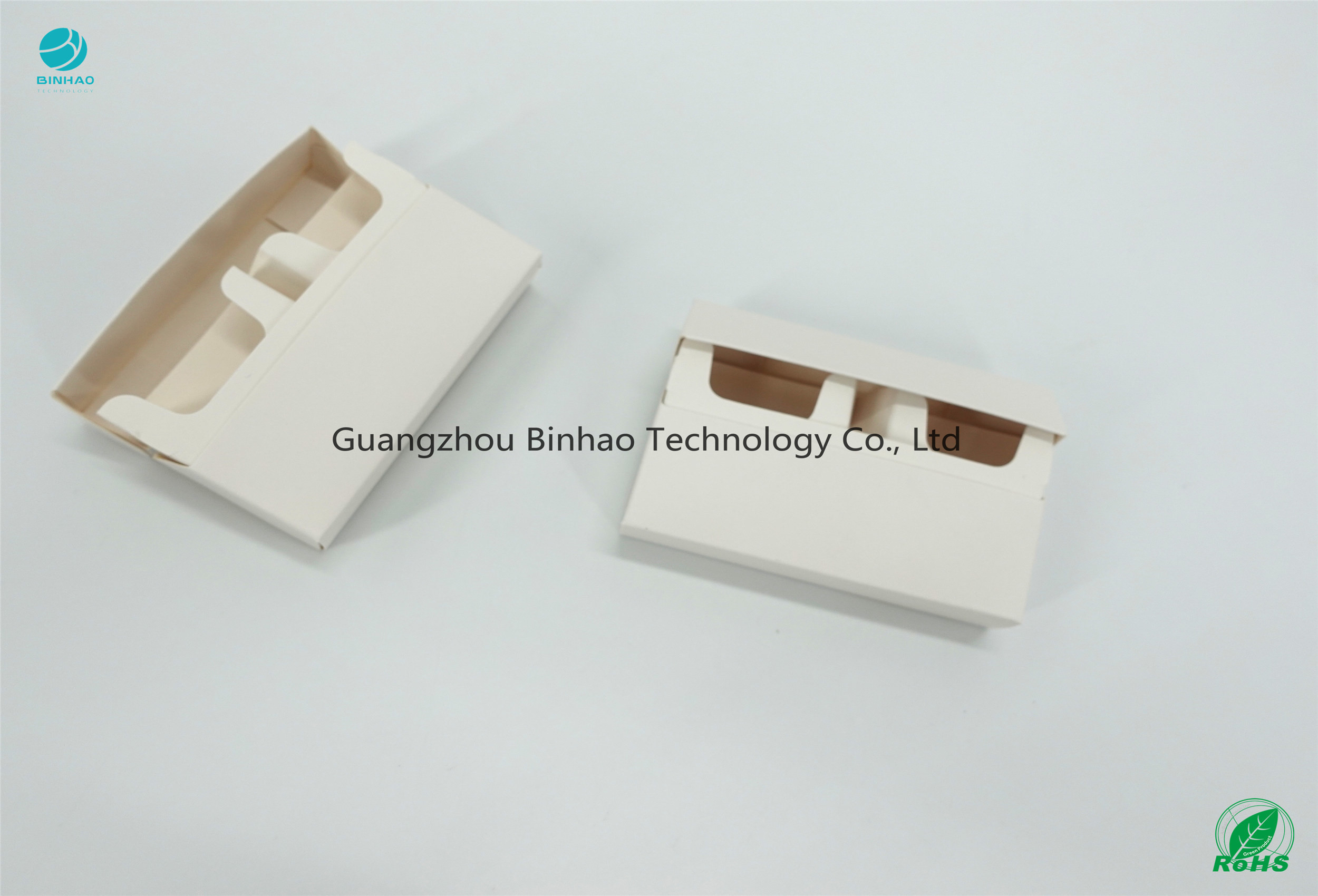 Składane pudełko z klapką na papierosy HNB E-papierosy Materiały opakowaniowe Biała tektura